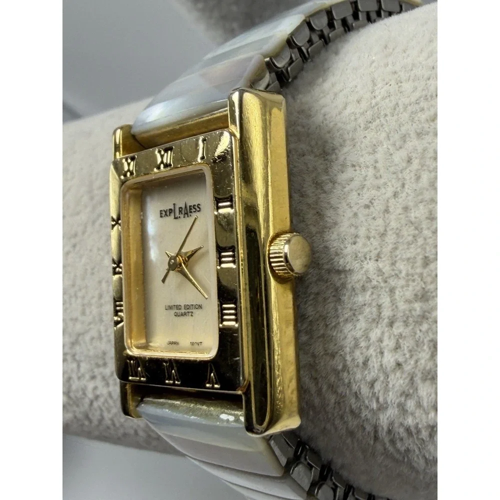 LA Express LAX997L-073 New Battery Ladies MOP Watch 21MM 5.75